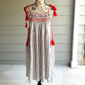 THML  clothing embroidered dress